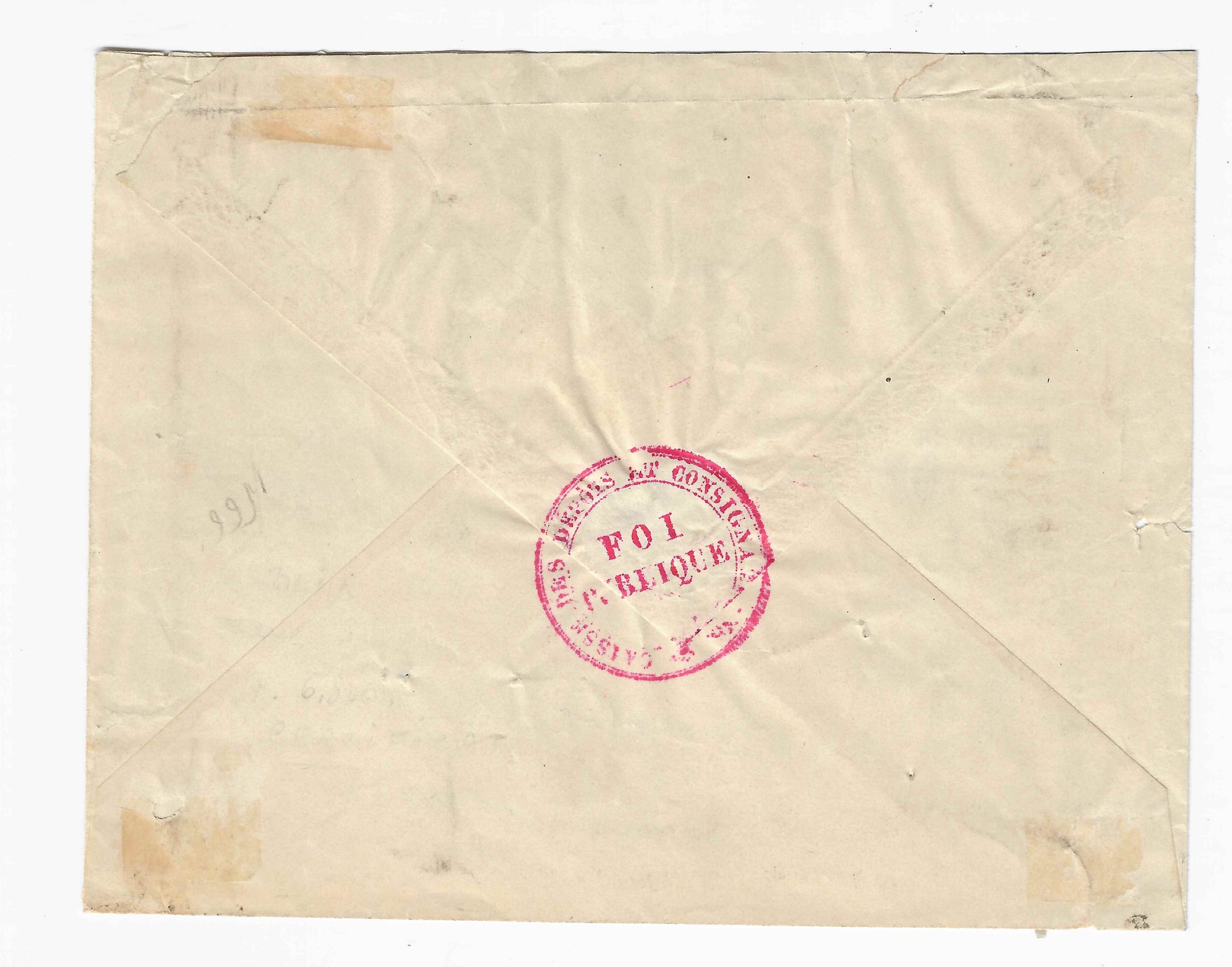 Taxe n° 9 et 18 - oblitérés sur lettre - signée Calves et avec certificats papier Calves et Behr