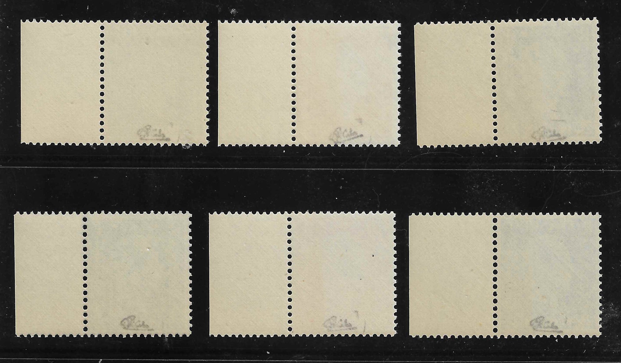 N°YT 701A à 701F - série de Londres - neufs** - SUP - signés et avec certificat papier Calves