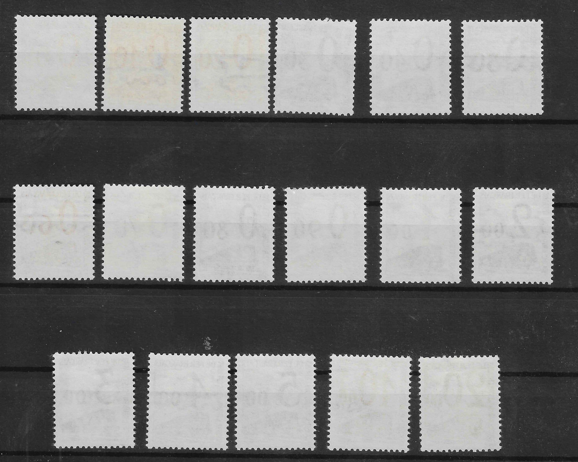 Petits colis n°31 à 47 - série complète - neufs** - SUP - avec certificat Calves