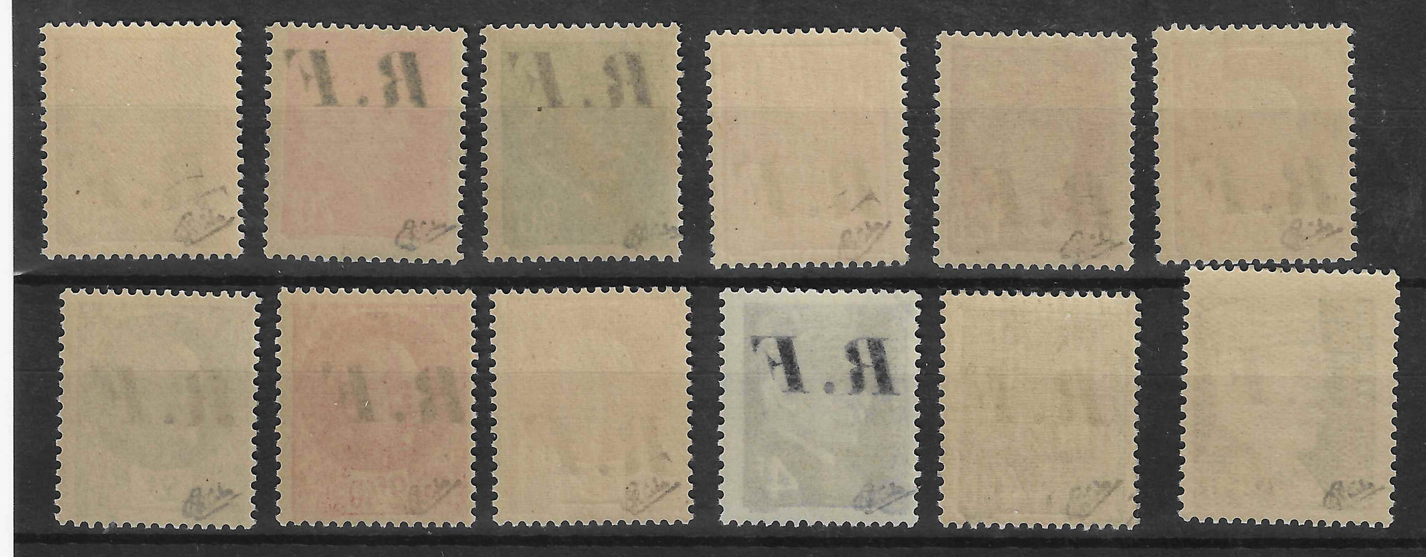 Libération de Pons - n°1 à 12 - type II - série complète - neufs** - SUP - signés et avec certificat Calves