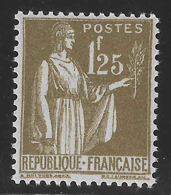 N°YT 287 - Type Paix - neuf** - SUP - signé Calves