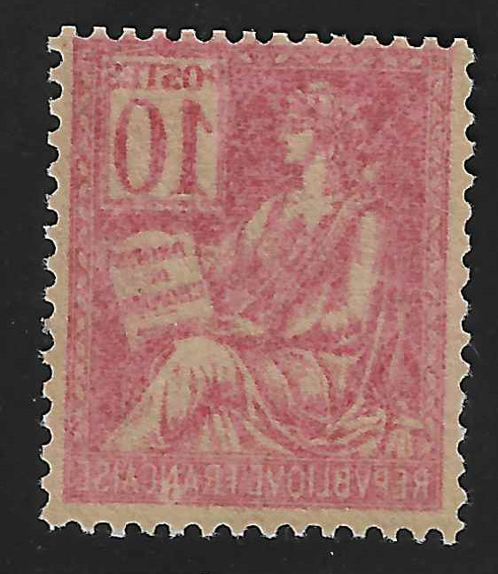 N°YT 116b - Mouchon - impression recto-verso - neuf** - SUP