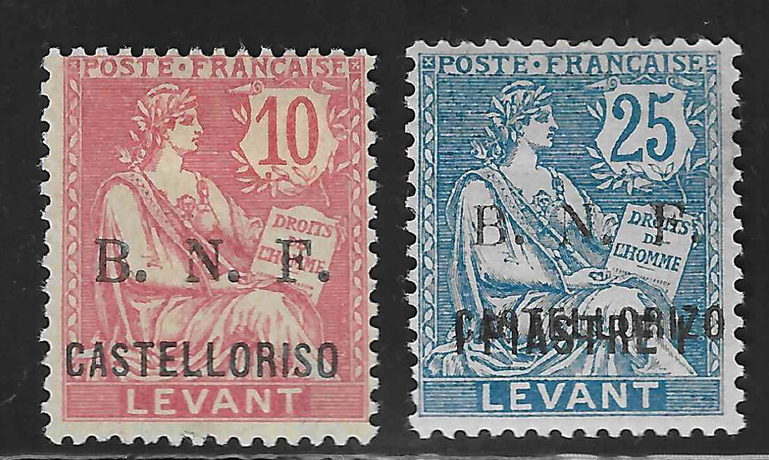 Castellorizo - n° 5 et 8 - neufs - TB - signés Calves