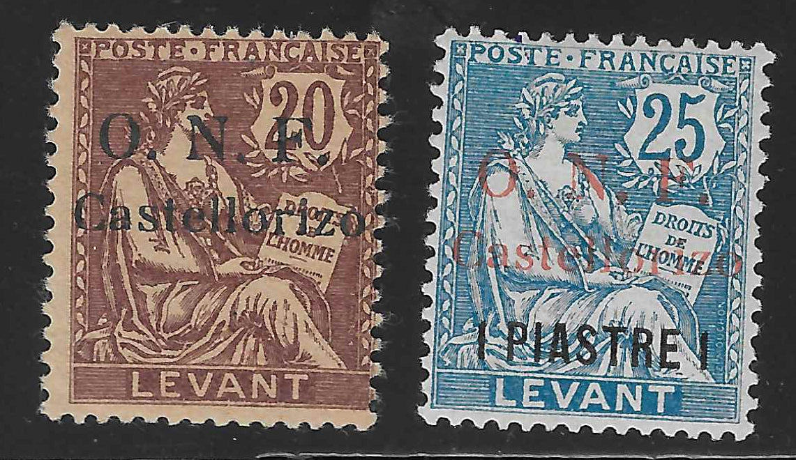 Castellorizo - n°20 et 21 - neufs* - TB - signés Calves