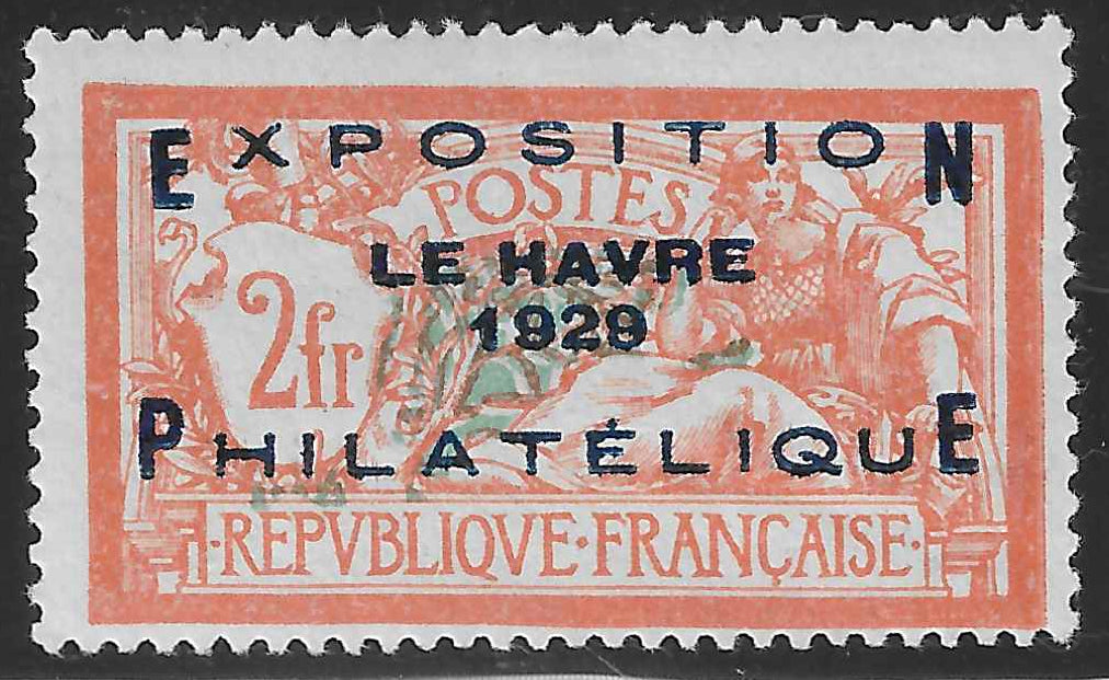 N°YT 257A - Exposition philatélique du Havre - neuf* - TB - signé Schelelr et Brun et avec certificat Calves