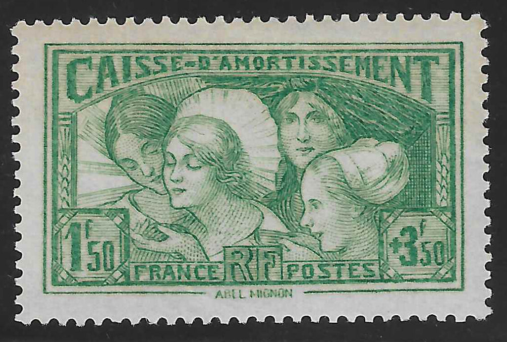 N°YT 269 - Coiffes des provinces - neuf** - SUP - signé et avec certificat Calves