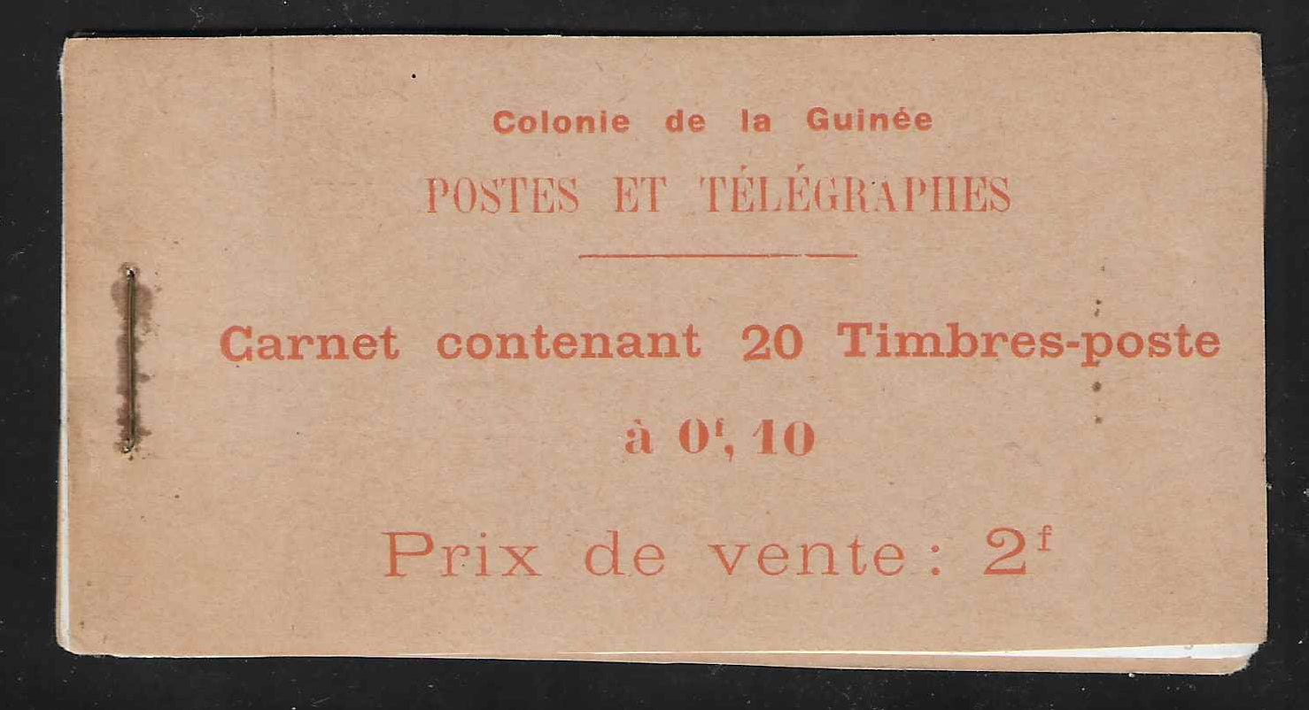 Guinée - carnet n°67 - neuf** - SUP - avec certificat Calves