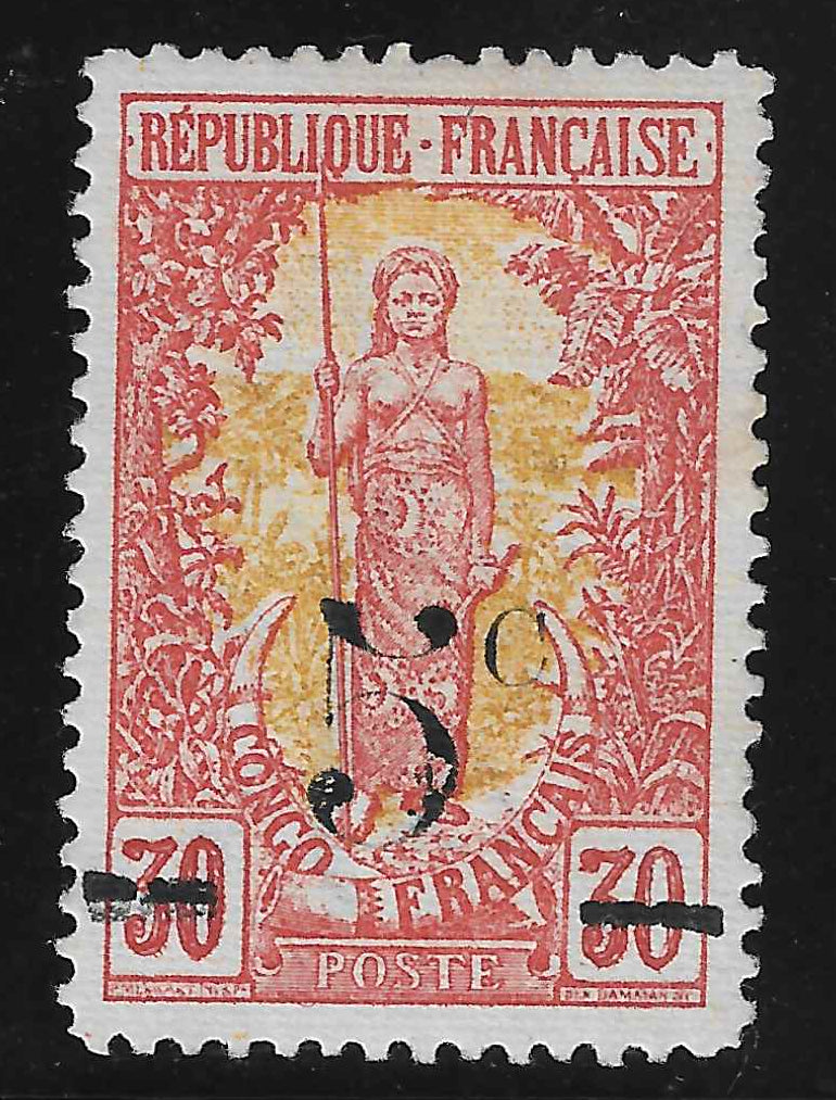 Congo - n°46 - neuf* - TB - signé Calves