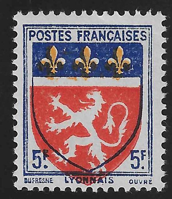 N°YT 572 - couleur rouge très décalée - neuf** - SUP - signé Calves