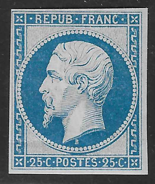 N°10c - Présidence - réimpression 1862 - neuve** - TB - signée et avec certificat Calves