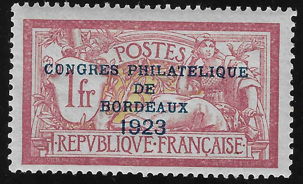 N°YT 182 - Congrès philatélique de Bordeaux - neuf** - SUP - signé et avec certificat Calves