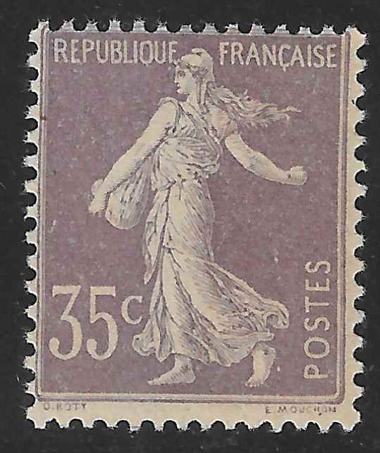 N°YT 136 - Semeuse - chiffres maigres - neuf** - SUP - signé et avec certificat Calves