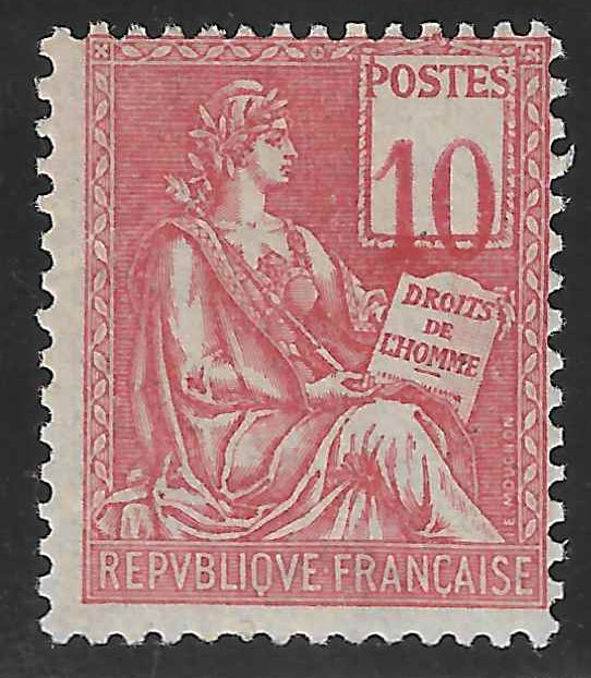 N°YT 112a - Mouchon - chiffres très déplacés - neuf* - TB - signé Calves