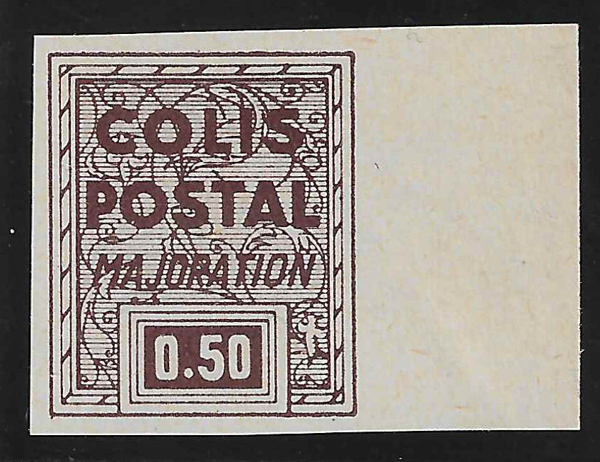 Colis postal n°YT 186O - non émis, non dentelé - neuf** - SUP - signé Calves