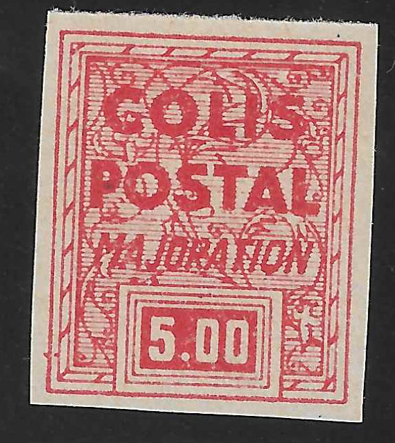 Colis postal n°YT 186R - non émis, non dentelé - neuf** - SUP - signé Calves