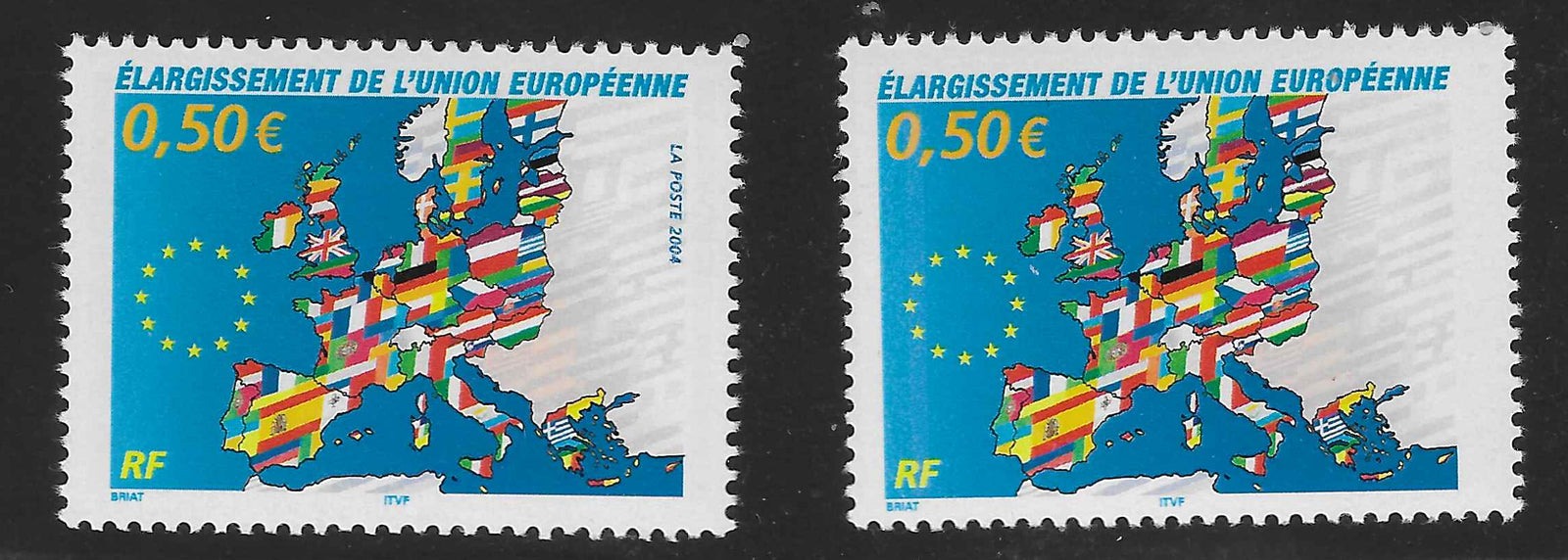 N°Yvert 3666 - légende "La Poste 2004" absente - neuf** - SUP - signé et avec certificat Calves