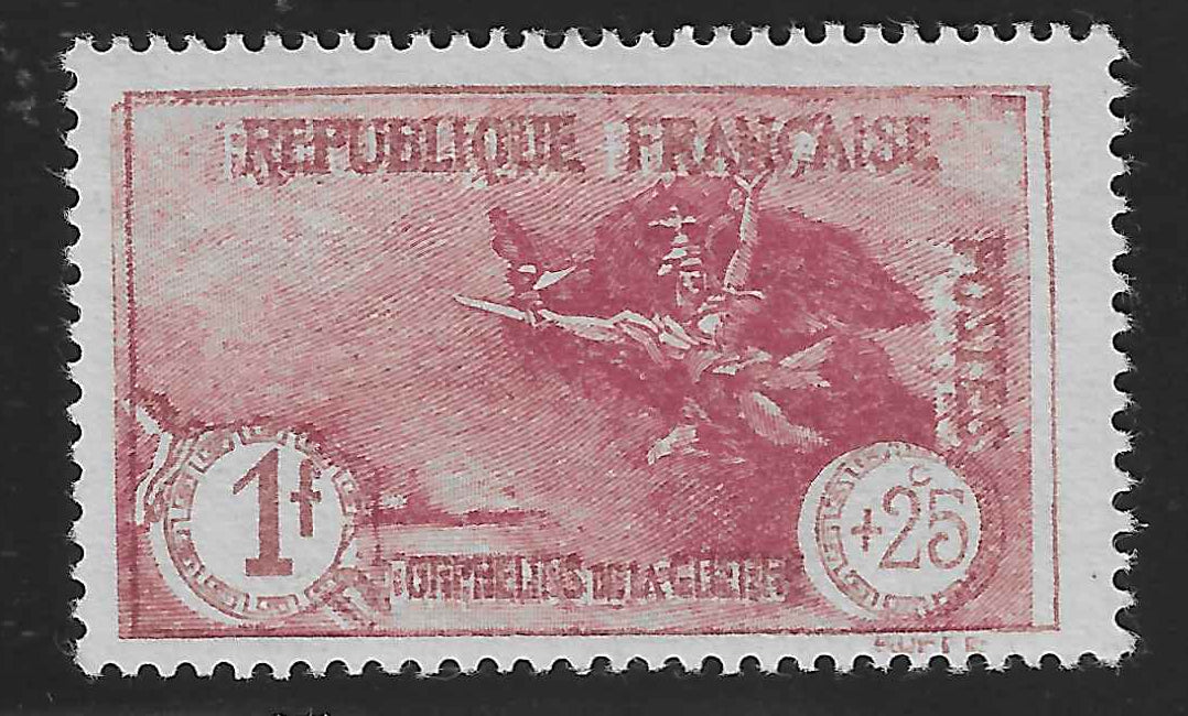 N°YT 231 - Orphelins - centre très déplacé - neuf* - TB - signé Calves et Roumet et avec certificat Calves
