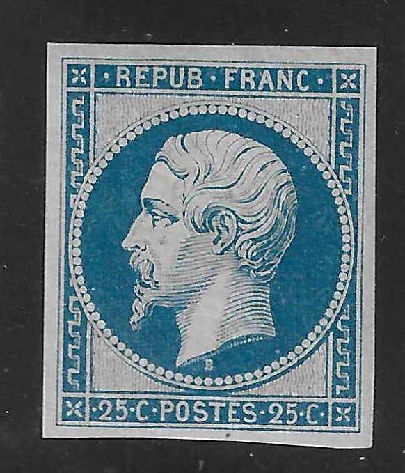 N°10c - Présidence - réimpression 1862 - neuve** - SUP - signée et avec certificat Calves