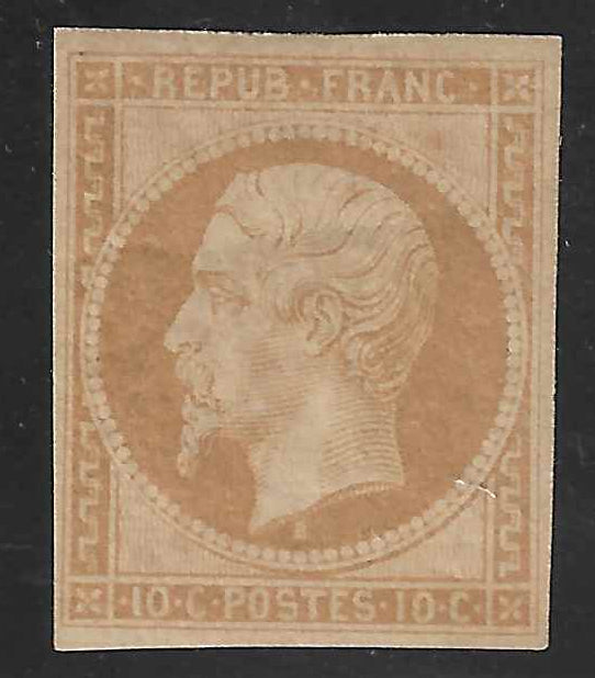 N° 9e - Présidence - réimpression 1862 - neuve* - signée Brun
