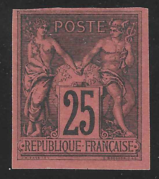 Colonies générales - n°43 - neuf* - TB - signé et avec certificat Calves