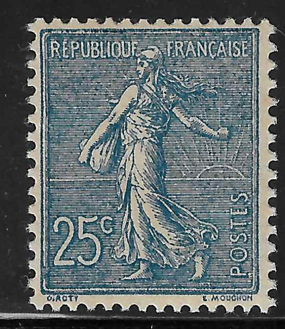 N°YT 132d - Semeuse - impression recto-verso - neuf** - SUP - avec certificat Calves