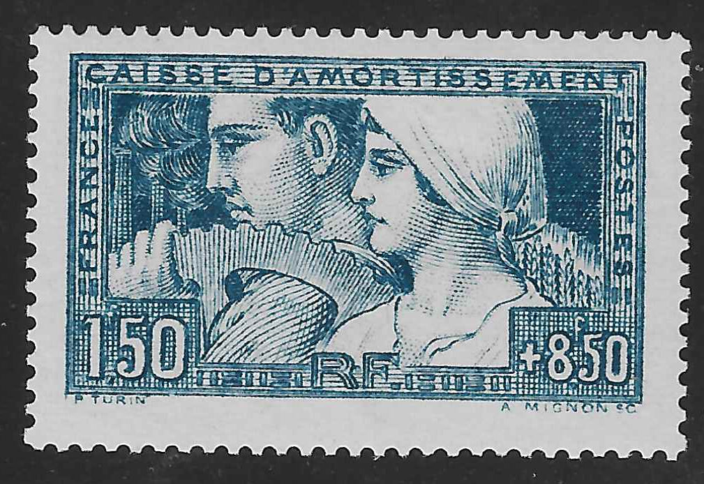 N°YT 252a - travail - état II - neuf** - SUP - signé et avec certificat Calves