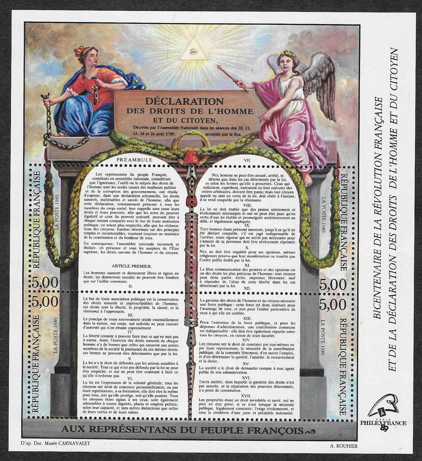 Bloc n°11c - papier fluorescent - neuf** - SUP - signé et avec certificat Calves