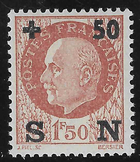 N°YT 552d - Pétain - non émis - neuf** - SUP - signé Calves et Brun et avec certificat papier Calves