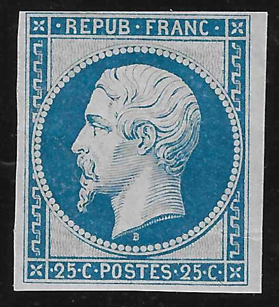 N°10c - Présidence - réimpression 1862 - neuve** - SUP - signée et avec certificat Calves