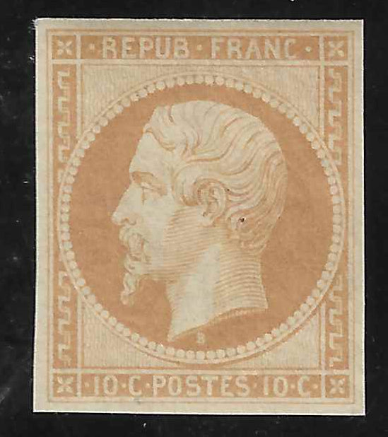 N° 9e - Présidence - réimpression 1862 - neuve** - SUP - signée et avec certificat Calves