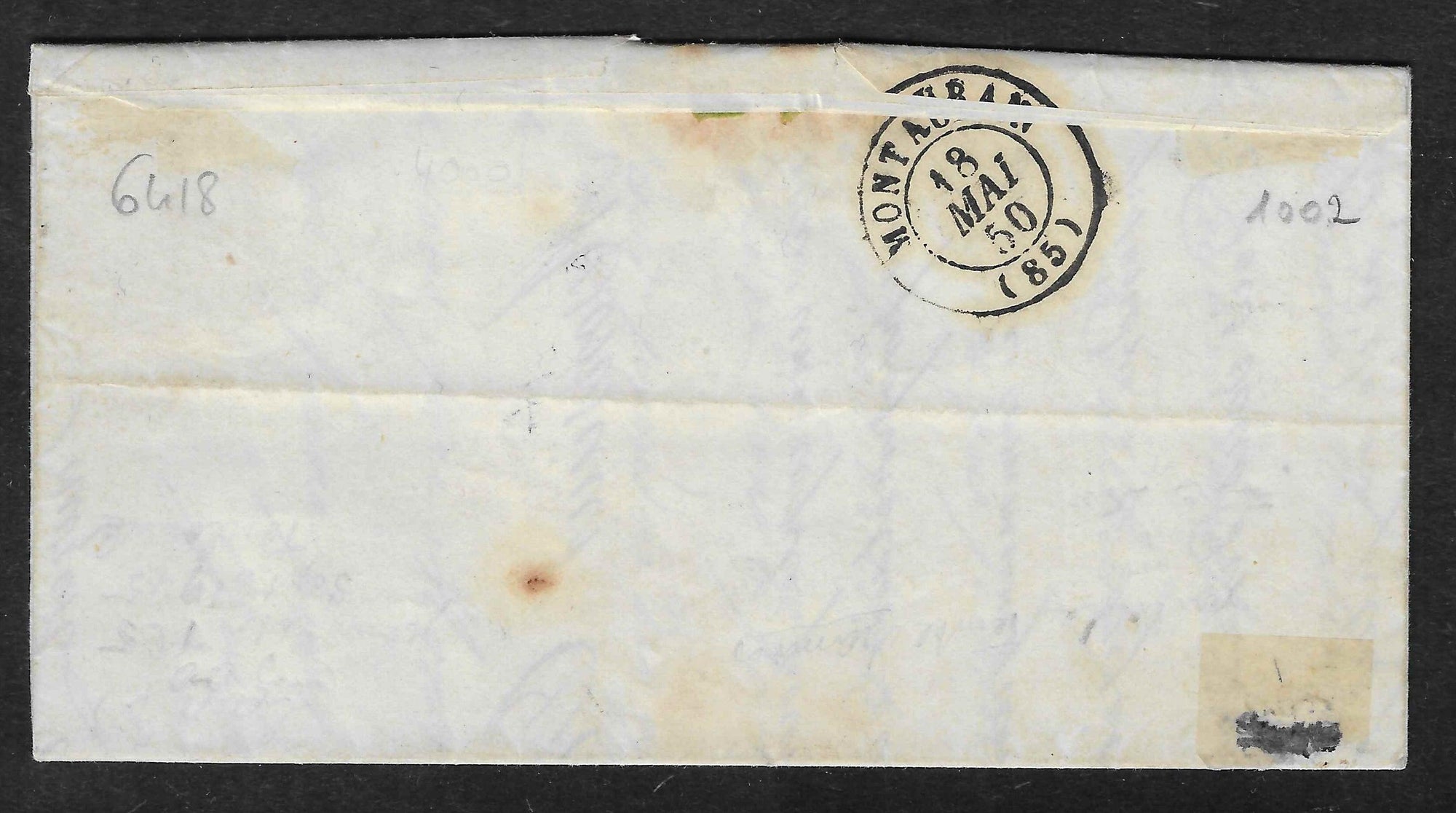N° 3g - Cérès - 20 c. noir sur fauve - sur lettre - SUP - signé et avec certificat papier Calves - Calves