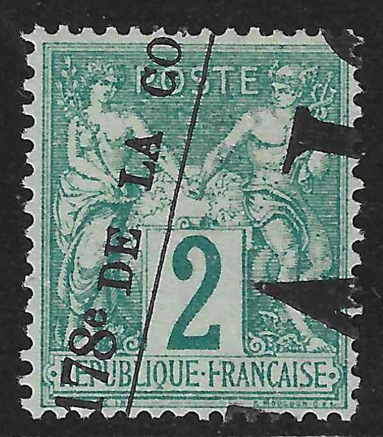 N°62 - Type Sage - 2 c. vert (I) - oblitéré - SUP - signé et avec certificat Calves - Calves