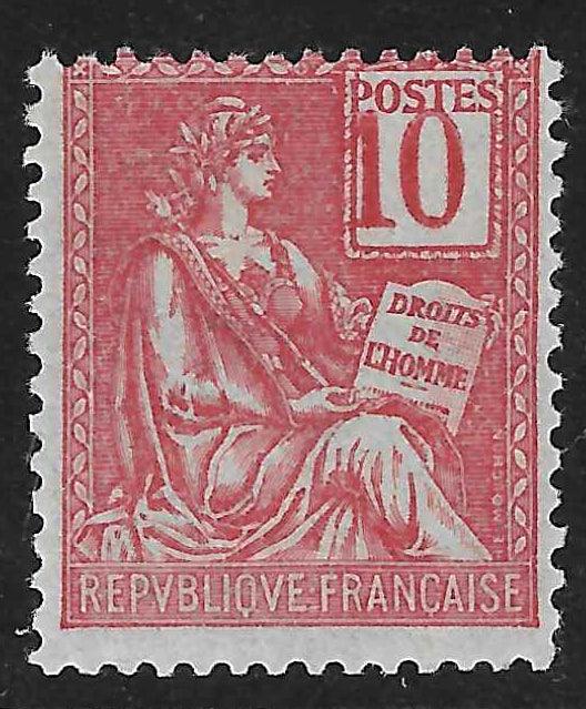 N°YT 112a - Mouchon - chiffres très déplacés - neuf** - SUP - signé et avec certificat Calves - Calves