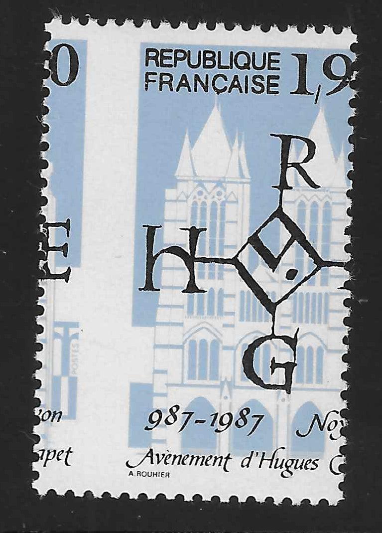 N°Yvert 2485 - piquage à cheval - neuf** - SUP - signé Calves - Calves