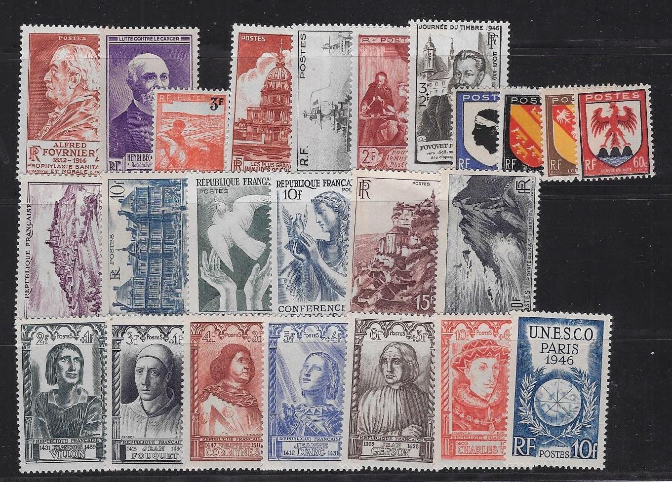 N°748-771 - année 1946 au complet - neufs** - TB - Timbres-experts.com 