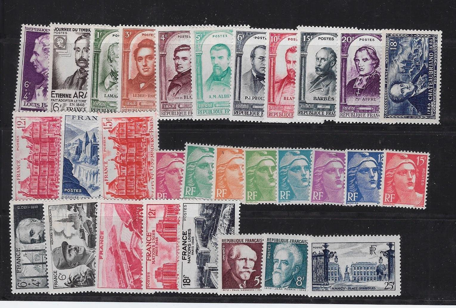N°793-822 - année 1948 au complet - neufs** - TB - Timbres-experts.com 