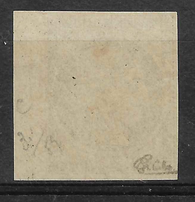 N° 3 - Cérès - 20 c. noir sur jaune - oblitéré cachet à date - SUP - signé Calves - Calves