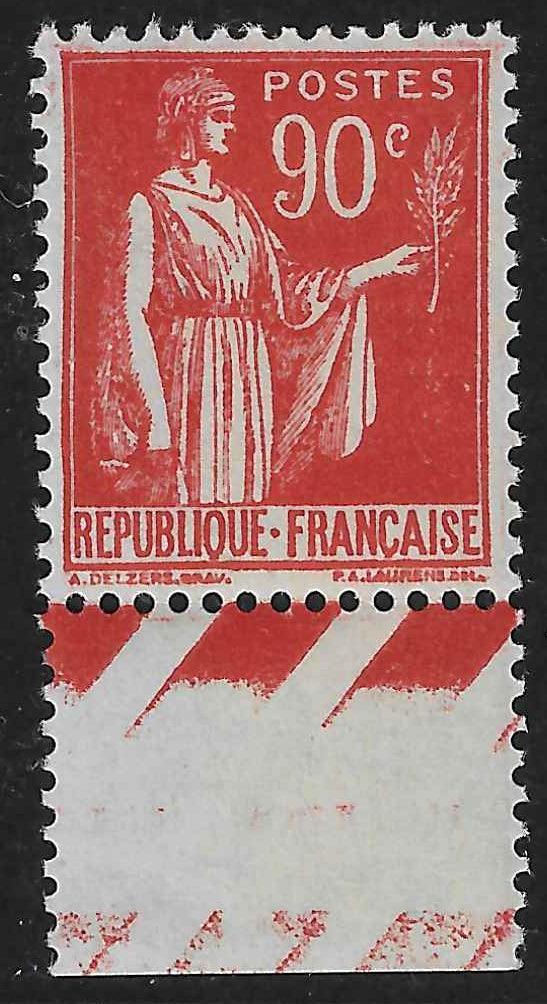 N°YT 285 - Type Paix - neuf** - SUP - signé Calves - Timbres-experts.com 